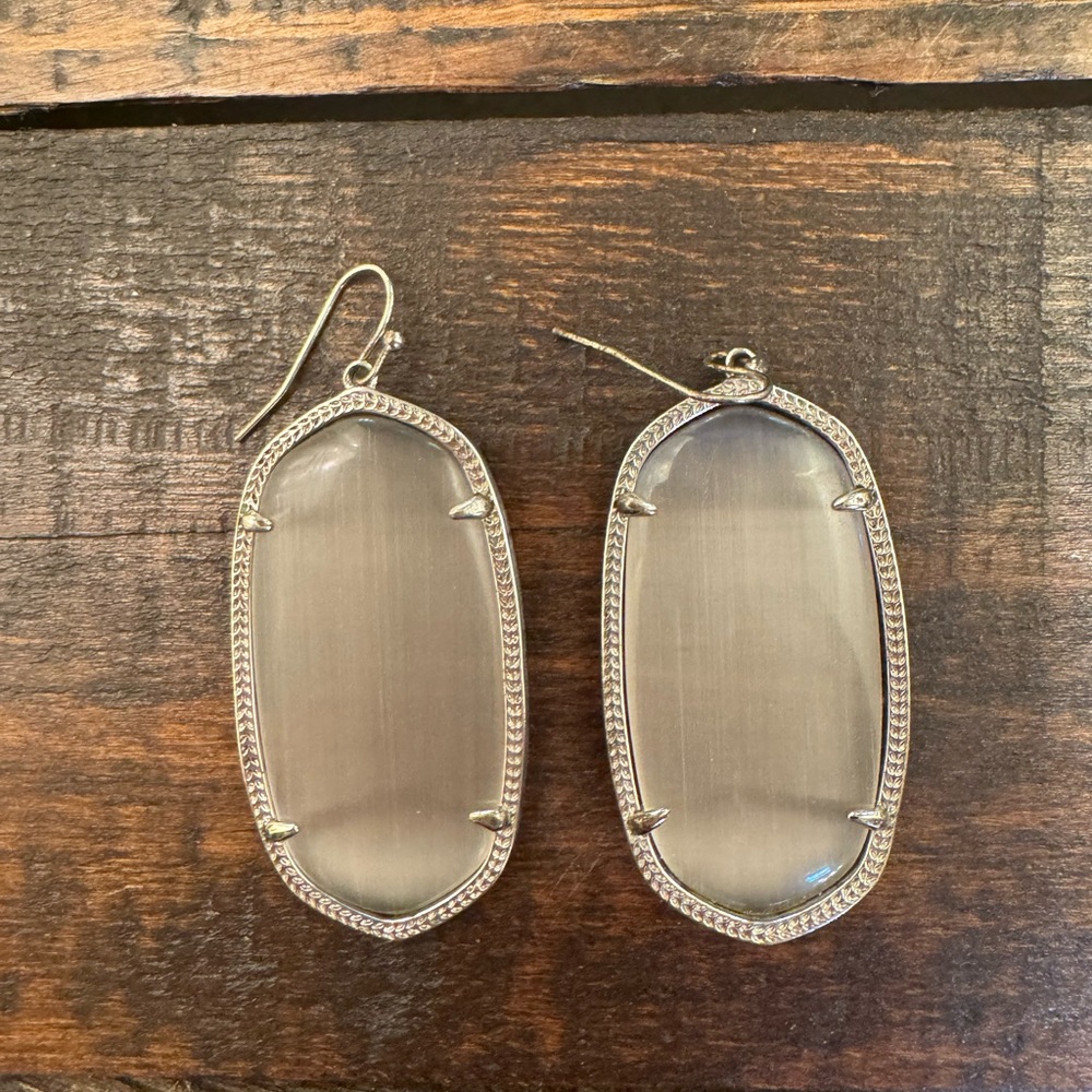 Kendra Scott-Danielle-Silver Drop Earrings